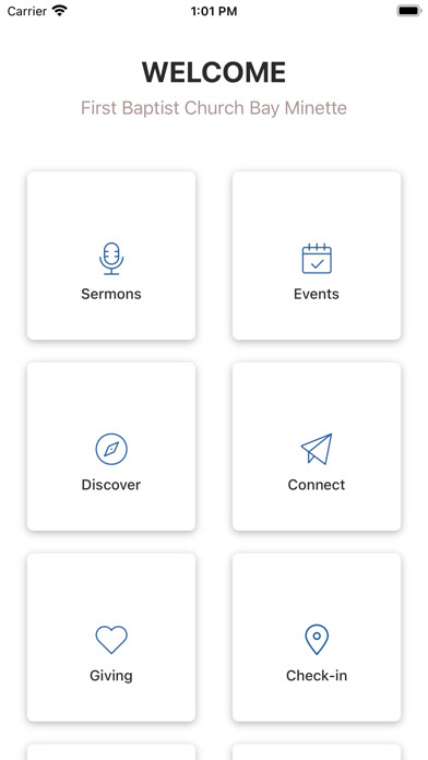 Emulate iPhone app FBC Bay Minette using MyAndroid
