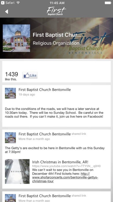 Emulate iPhone app FBC Bentonville using MyAndroid Emulate iPhone app FBC Bentonville using MyAndroid
