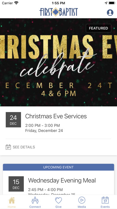 Emulate iPhone app FBC Midland using MyAndroid