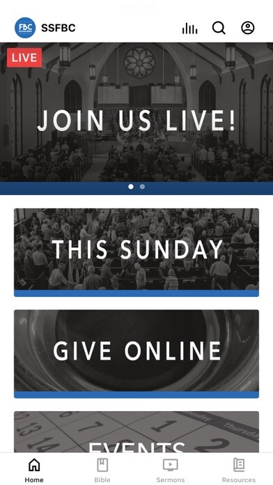 Emulate iPhone app FBC Sulphur Springs using MyAndroid Emulate iPhone app FBC Sulphur Springs using MyAndroid