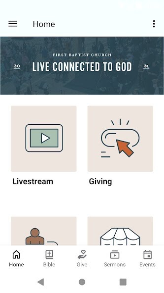 Emulate iPhone app FBC Waterville MN using MyAndroid Emulate iPhone app FBC Waterville MN using MyAndroid