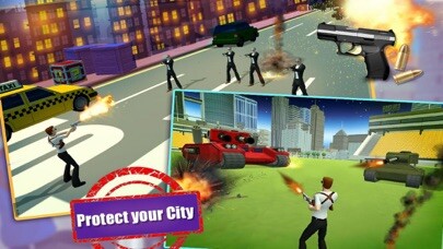 Emulate iPhone app FBI Shooter Crime 3D using MyAndroid
