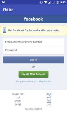 Emulate Android APK FbLite