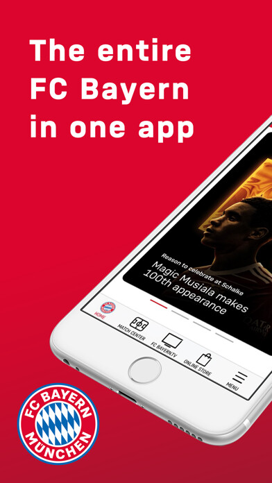 Emulate iPhone app FC Bayern München using MyAndroid