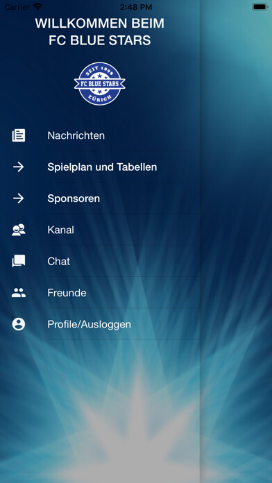 Emulate iPhone app Fc Blue Stars using MyAndroid Emulate iPhone app Fc Blue Stars using MyAndroid