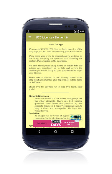 Run android online APK FCC License - Element 6 from MyAndroid or emulate FCC License - Element 6 using MyAndroid