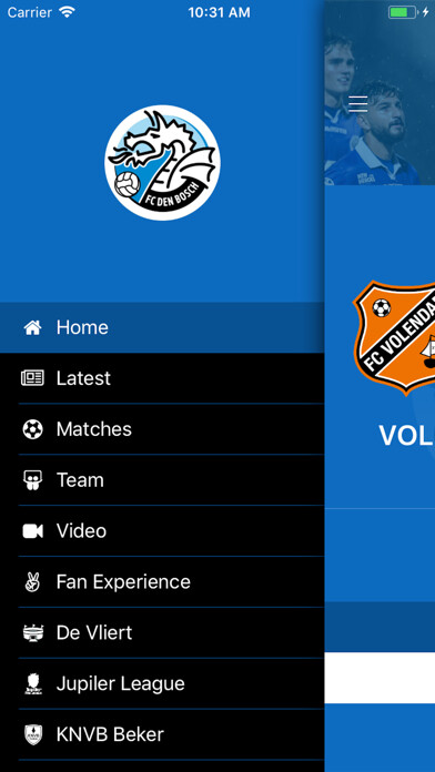 Emulate iPhone app FC Den Bosch using MyAndroid
