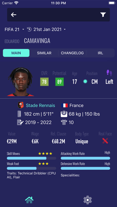 Emulate iPhone app FCM - Career Mode 23 Potential using MyAndroid Emulate iPhone app FCM - Career Mode 23 Potential using MyAndroid