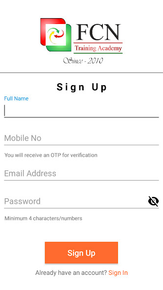 Run android online APK FCN Training Academy from MyAndroid or emulate FCN Training Academy using MyAndroid