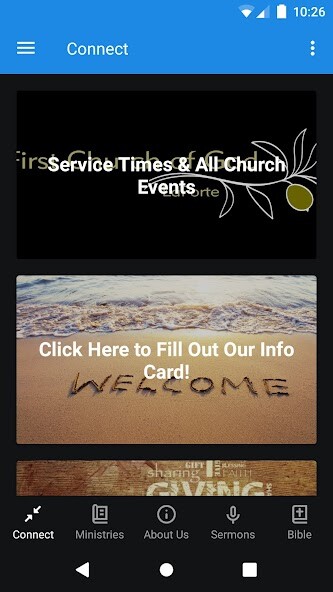 Emulate iPhone app FCOG La Porte using MyAndroid