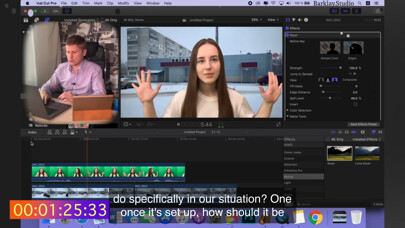Emulate iPhone app FCPX course, training using MyAndroid