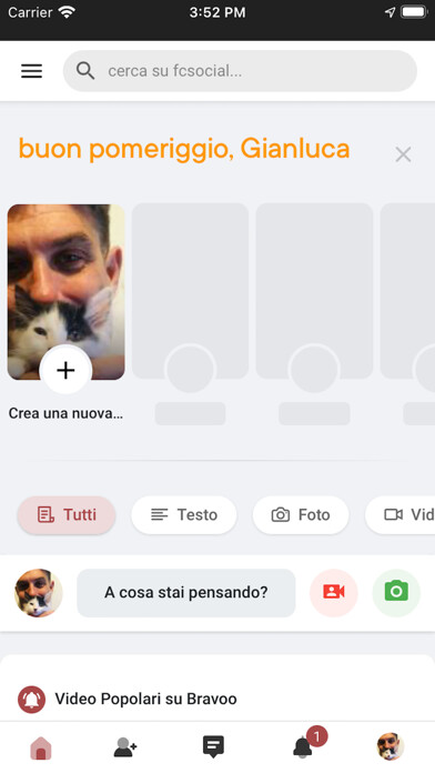 Emulate iPhone app FCsocial - Facecjoc Network - using MyAndroid