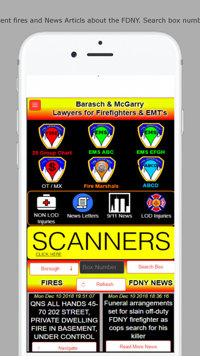 Emulate iPhone app FDNY Calendar Fire & EMS using MyAndroid Emulate iPhone app FDNY Calendar Fire & EMS using MyAndroid