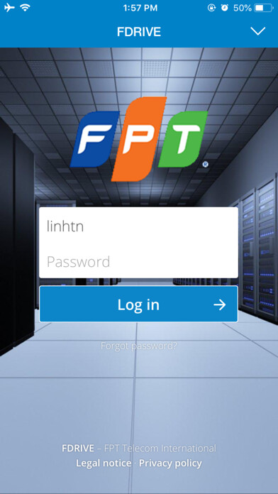 Emulate iPhone app FDrive using MyAndroid Emulate iPhone app FDrive using MyAndroid