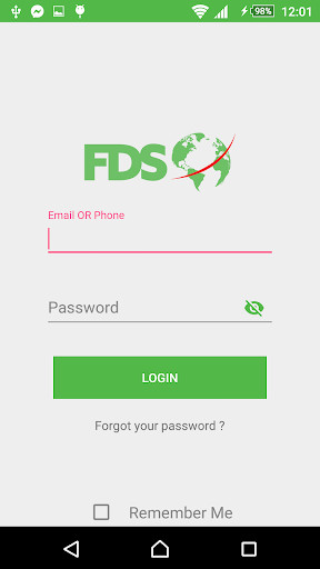 Run android online APK FDS Courier App from MyAndroid or emulate FDS Courier App using MyAndroid