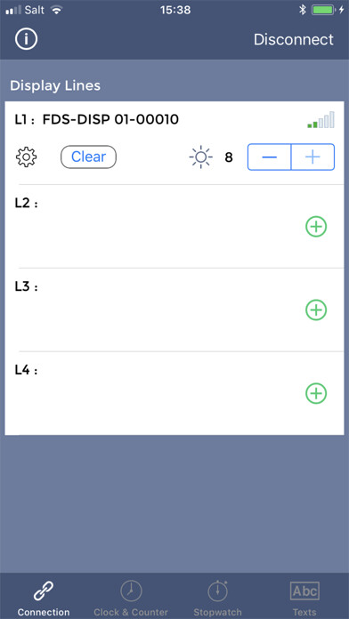 Emulate iPhone app FDS Disp Control using MyAndroid