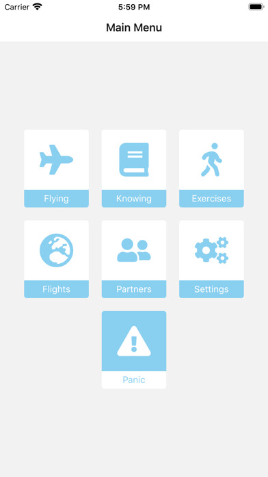 Emulate iPhone app Fear of Flying Pro using MyAndroid