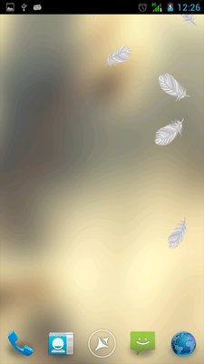 Emulate Android APK Feathers Live Wallpaper