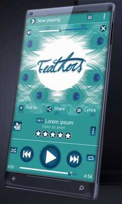 Emulate Android APK Feathers PlayerPro Skin