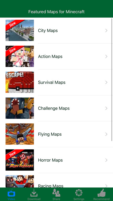 Emulate iPhone app Featured Maps for Minecraft using MyAndroid Emulate iPhone app Featured Maps for Minecraft using MyAndroid