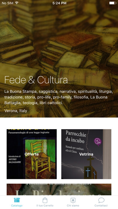 Emulate iPhone app Fede Cultura using MyAndroid