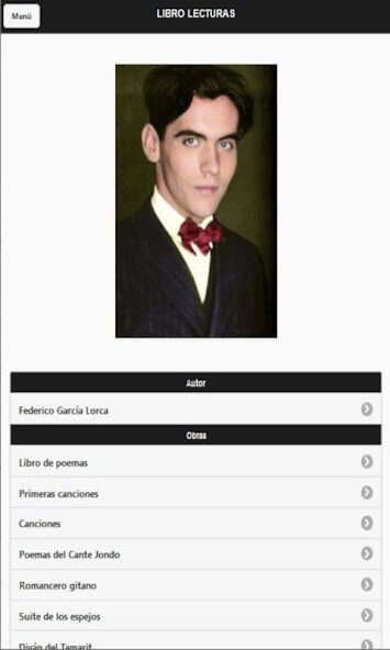 Run android online APK Federico García Lorca - Poemas from MyAndroid or emulate Federico García Lorca - Poemas using MyAndroid Run android online APK Federico García Lorca - Poemas from MyAndroid or emulate Federico García Lorca - Poemas using MyAndroid