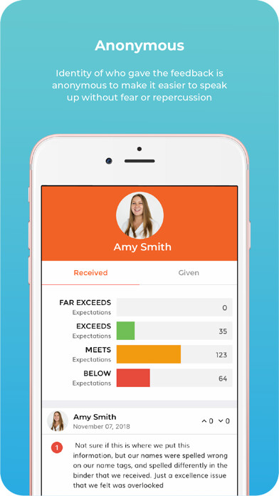 Emulate iPhone app Feedback - Perks at Work using MyAndroid