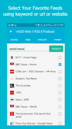 Run android online APK FeedBuddy ll RSS Reader ll Podcast Reader from MyAndroid or emulate FeedBuddy ll RSS Reader ll Podcast Reader using MyAndroid