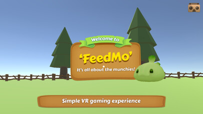 Emulate iPhone app FeedMo - VR game for Google Cardboard using MyAndroid