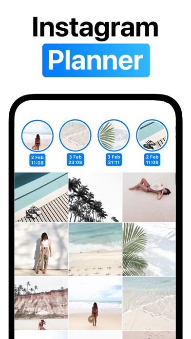 Emulate iPhone app Feed Planner: Preview Posts using MyAndroid