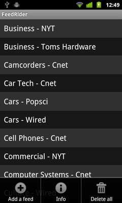 Emulate Android APK FeedRider