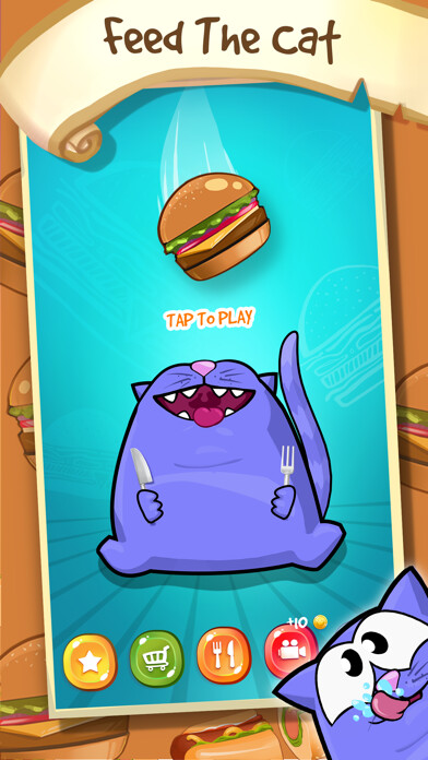 Emulate iPhone app Feed The Cat Game using MyAndroid