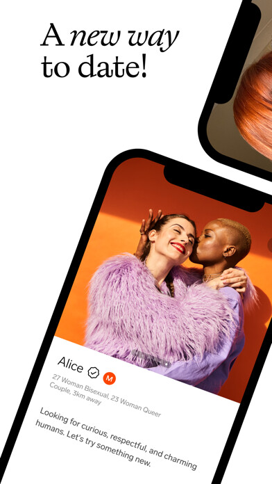 Emulate iPhone app Feeld: Open-Minded Dating App using MyAndroid