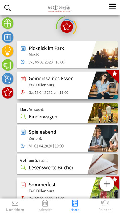 Emulate iPhone app FeG Dillenburg using MyAndroid
