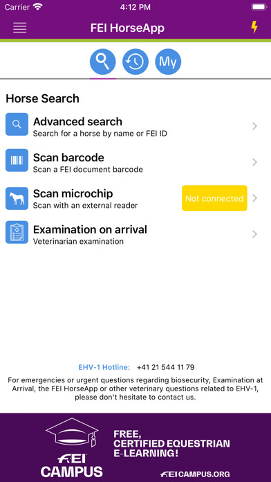 Emulate iPhone app FEI HorseApp using MyAndroid Emulate iPhone app FEI HorseApp using MyAndroid