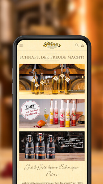 Run android online APK Fein-Brennerei Prinz from MyAndroid or emulate Fein-Brennerei Prinz using MyAndroid