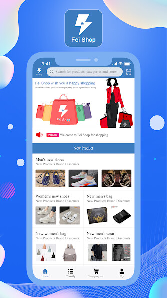 Run android online APK Fei Shop from MyAndroid or emulate Fei Shop using MyAndroid