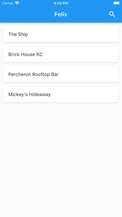 Emulate iPhone app Felix - Find happy hours using MyAndroid Emulate iPhone app Felix - Find happy hours using MyAndroid