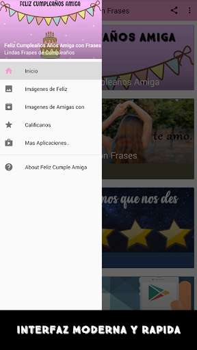 Emulate Android APK Feliz Cumple Amiga con Frases