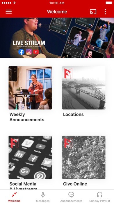 Emulate iPhone app Fellowship Memphis using MyAndroid Emulate iPhone app Fellowship Memphis using MyAndroid