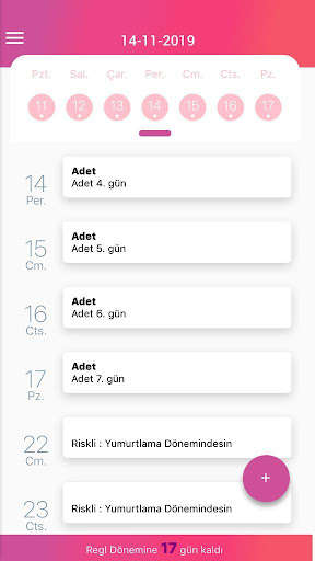 Run android online APK Femince - Menstrual and Pregnancy Calendar from MyAndroid or emulate Femince - Menstrual and Pregnancy Calendar using MyAndroid