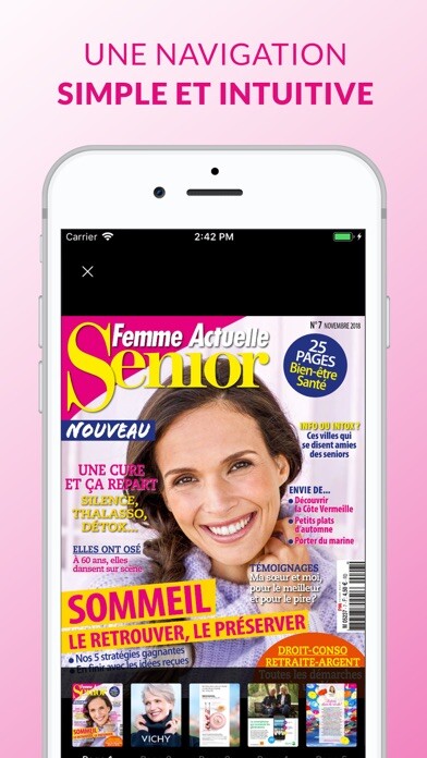 Emulate iPhone app Femme Actuelle Senior using MyAndroid Emulate iPhone app Femme Actuelle Senior using MyAndroid