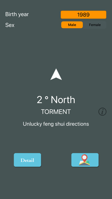 Emulate iPhone app Feng Shui Compass To Your Age using MyAndroid Emulate iPhone app Feng Shui Compass To Your Age using MyAndroid