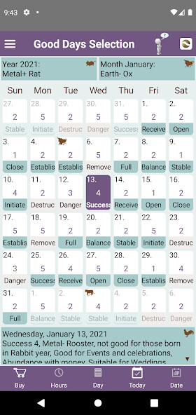 Emulate Android APK Feng Shui Good Days Selection Emulate Android APK Feng Shui Good Days Selection