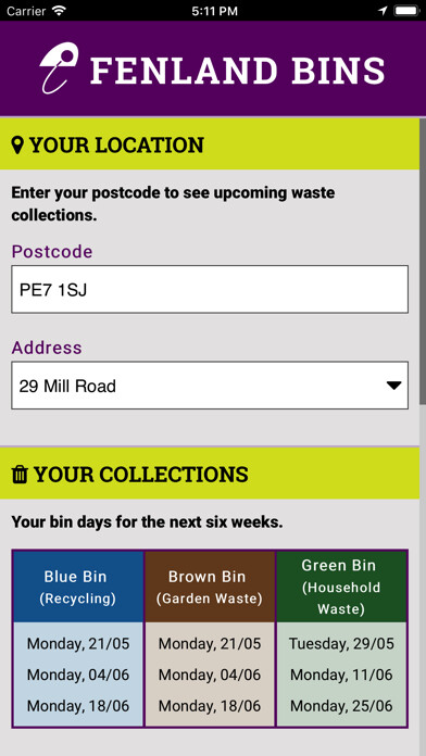 Emulate iPhone app Fenland Bins using MyAndroid Emulate iPhone app Fenland Bins using MyAndroid