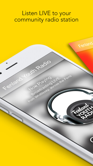 Emulate iPhone app Fenland Youth Radio using MyAndroid