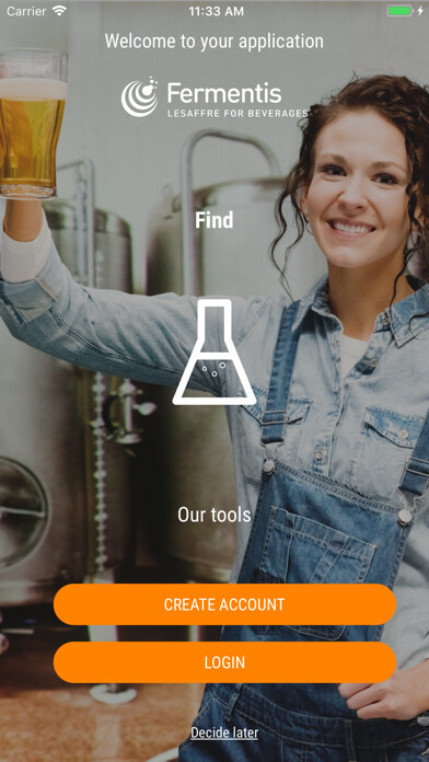 Emulate iPhone app Fermentis using MyAndroid Emulate iPhone app Fermentis using MyAndroid