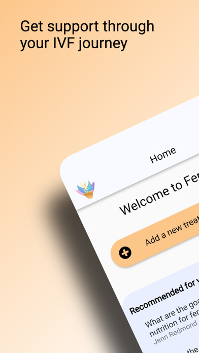 Emulate iPhone app Feronia: IVF Tracker & Support using MyAndroid
