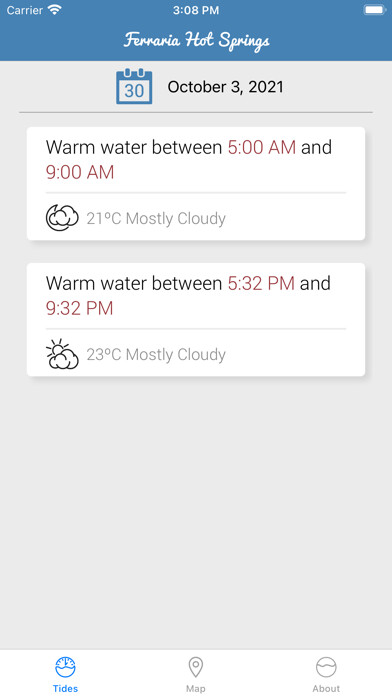 Emulate iPhone app Ferraria Hot Springs using MyAndroid Emulate iPhone app Ferraria Hot Springs using MyAndroid