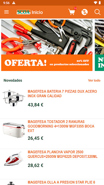 Run android online APK Ferretería SCOA from MyAndroid or emulate Ferretería SCOA using MyAndroid